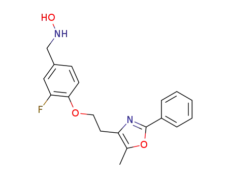 N-{3-Fluoro-4-[2-(5-methyl-2-phenyl-oxazol-4-yl)-ethoxy]-benzyl}-hydroxylamine