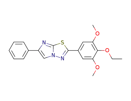 Imidazo(2,1-b)-1,3,4-thiadiazole, 2-(3,5-dimethoxy-4-ethoxyphenyl)-6-phenyl-