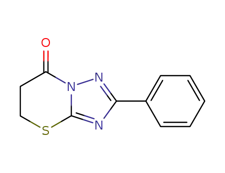 Molecular Structure of 88743-58-2 (7H-[1,2,4]Triazolo[5,1-b][1,3]thiazin-7-one, 5,6-dihydro-2-phenyl-)