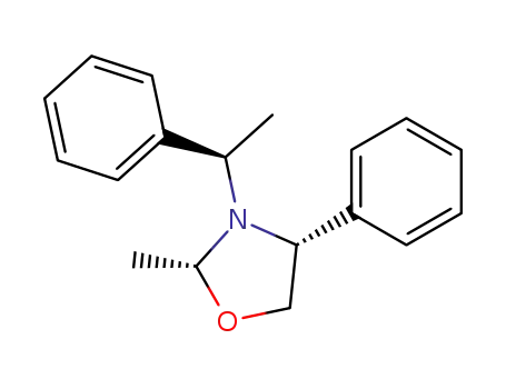 Molecular Structure of 167280-25-3 ((1'R,2R,4R)-2-methyl-4-phenyl-N-(1'-phenylethyl)oxazolidine)