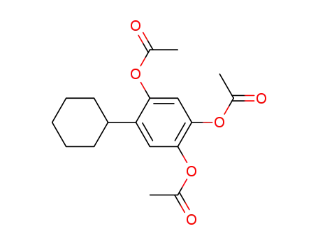 1,2,4-triacetoxy-5-cyclohexyl-benzene