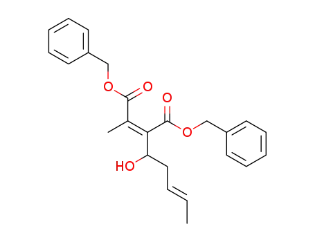 2-Butenedioic acid, 2-(1-hydroxy-3-pentenyl)-3-methyl-,
bis(phenylmethyl) ester, (Z,E)-