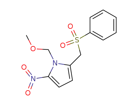 (1-methoxymethyl-2-nitro-5-pyrryl)methyl phenyl sulfone