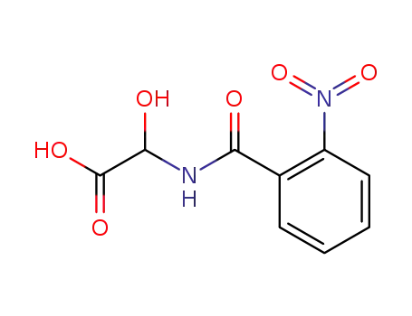 Molecular Structure of 191998-04-6 (Acetic  acid,  hydroxy[(2-nitrobenzoyl)amino]-  (9CI))