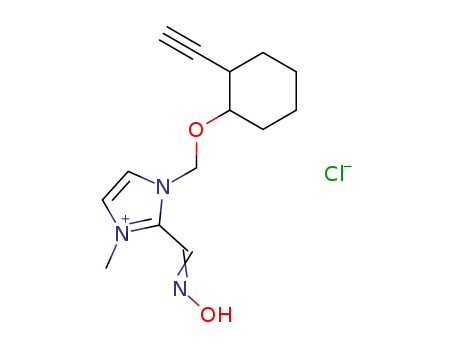 1-<<(2'-ethynylcyclohex-1'-yl)oxy>methyl>-2-<(hydroxyimino)methyl>-3-methylimidazolium chloride