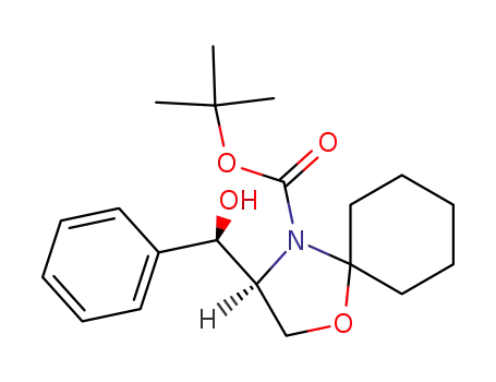 (3S)-3-((1S)-1-hydroxyphenylmethyl)-1-oxa-4-azaspiro[4,5]decane-4-carboxylic acid tert-butyl ester