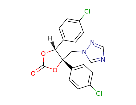(4S,5R)-4,5-BIS(4-CHLOROPHENYL)-4-(1H-1,2,4-TRIAZOL-1-YLMETHYL)-1,3-DIOXOLAN-2-ONE