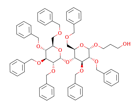 3-hydroxypropyl 2,3,6-tri-O-benzyl-4-O-(2,3,4,6-tetra-O-benzyl-α-D-glucopyranosyl)-α-D-glucopyranoside