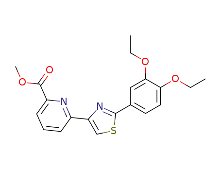 methyl 6-<2-(3,4-diethoxyphenyl)thiazol-4-yl>pyridine-2-carboxylate