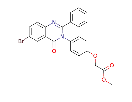 Ethyl-<4-(6-bromo-(4-oxo-2-phenyl)-3(4H)-quinazolinyl)phenoxy>acetate