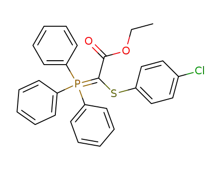 α-(p-Chlorphenylthio)ethoxycarbonylmethylenetriphenylphosphorane