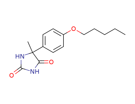 5-[p-(Pentyloxy)phenyl]-5-methylhydantoin