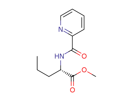 Molecular Structure of 1353864-09-1 ((S)-methyl 2-(picolinamido)pentanoate)