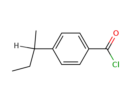 Benzoyl chloride, 4-(1-methylpropyl)- (9CI)