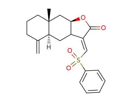 (4aS,8aR,9aR)-3-[1-Benzenesulfonyl-meth-(E)-ylidene]-8a-methyl-5-methylene-decahydro-naphtho[2,3-b]furan-2-one