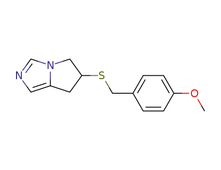 6,7-dihydro-6-p-methoxybenzylthio-5H-pyrrolo<1,2-c>imidazole
