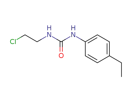 Molecular Structure of 102433-48-7 (1-(2-chloroethyl)-3-(4-ethylphenyl)urea)