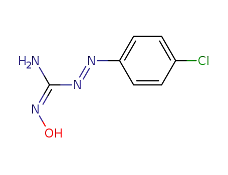 Molecular Structure of 52512-41-1 (4-chlorophenylazo-methanamidoxime)