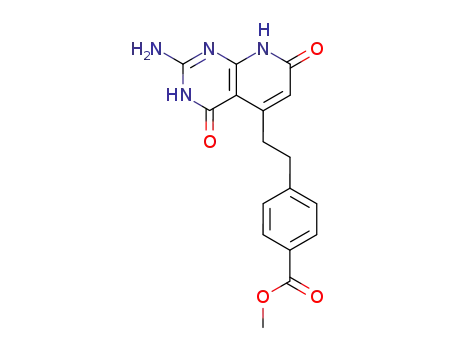 4-[2-(2-Amino-4,7-dioxo-3,4,7,8-tetrahydro-pyrido[2,3-d]pyrimidin-5-yl)-ethyl]-benzoic acid methyl ester