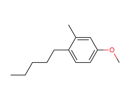 Benzene, 4-methoxy-2-methyl-1-pentyl-