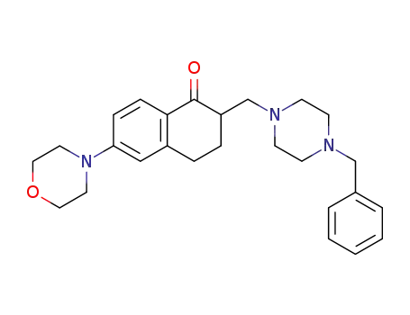2-(4-Benzyl-piperazin-1-ylmethyl)-6-morpholin-4-yl-3,4-dihydro-2H-naphthalen-1-one