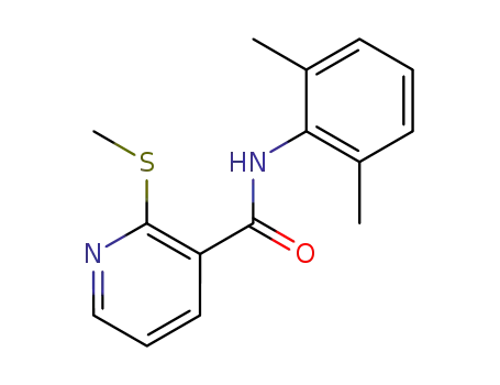 3-Pyridinecarboxamide, N-(2,6-dimethylphenyl)-2-(methylthio)-