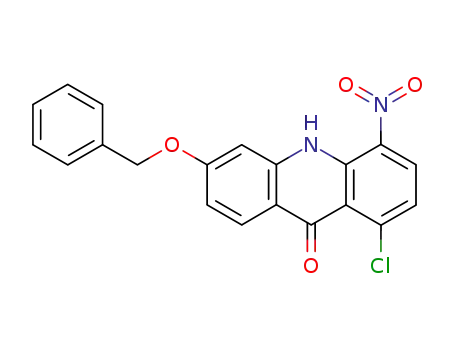 1-chloro-4-nitro-6-(phenylmethoxy)-9(10H)-acridinone
