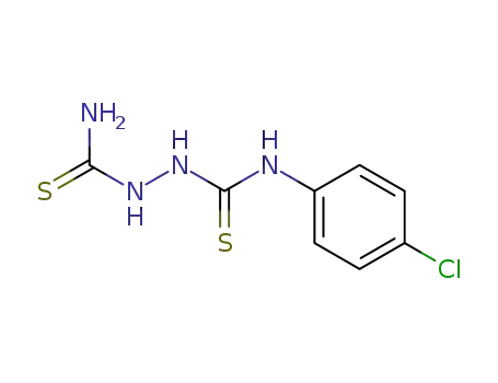Molecular Structure of 89981-53-3 (1,2-Hydrazinedicarbothioamide, N-(4-chlorophenyl)-)