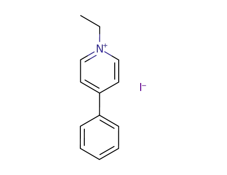 Molecular Structure of 39795-01-2 (1-ethyl-4-phenylpyridinium iodide)