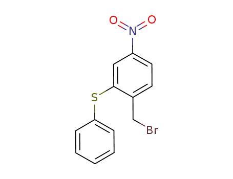 1-(bromomethyl)-4-nitro-2-phenylsulfanyl-benzene