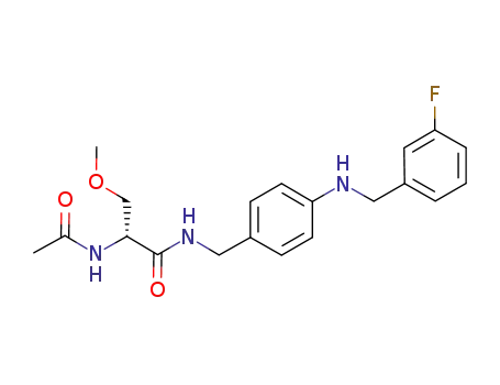 (R)-N-4'-((3''-fluoro)benzylamino)benzyl 2-acetamido-3-methoxypropionamide