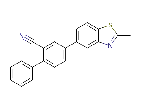 2-phenyl-5-(2-methylbenzo[d]thiazol-5-yl)benzonitrile
