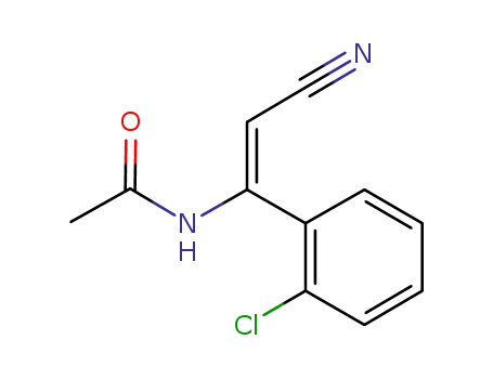 3-acetylamino-3-(o-chlorophenyl)acrylonitrile