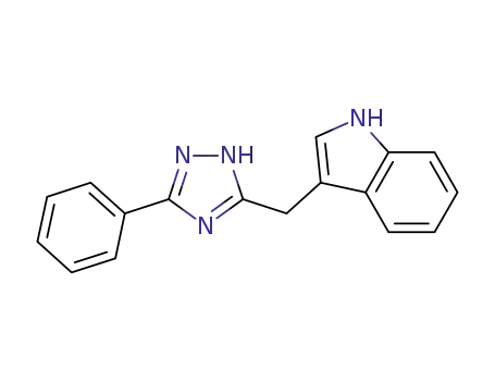 3-((3-phenyl-1H-1,2,4-triazol-5-yl)methyl)-1H-indole
