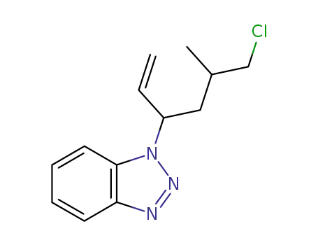 Molecular Structure of 240416-54-0 (1-[1-(3-chloro)-2-methylpropenyl]-1H-1,2,3-benzotriazole)