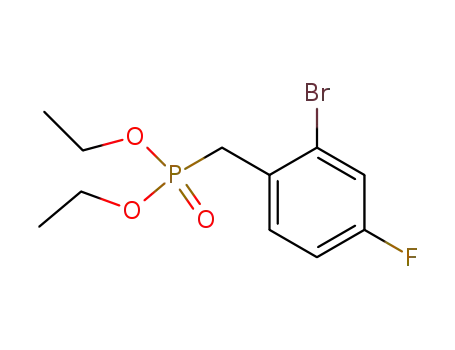 Molecular Structure of 223787-43-7 ((2-bromo-4-fluoro-benzyl)-phosphonic acid diethyl ester)