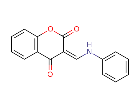 3-[(Z)-ANILINOMETHYLIDENE]-2H-CHROMENE-2,4-DIONE