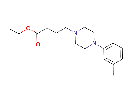 Molecular Structure of 1061701-76-5 (ethyl 4-[4-(2,5-dimethylphenyl)piperazin-1-yl]butanoate)