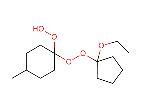 1-(1-ethoxycyclopentylperoxy)-1-hydroperoxy-4-methylcyclohexane