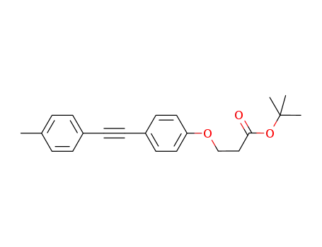 tert-butyl 3-(4-[2-(4-methylphenyl)ethynyl]phenoxy)propanoate