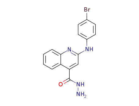 2-(4-bromo-phenylamino)-quinoline-4-carboxylic acid hydrazide
