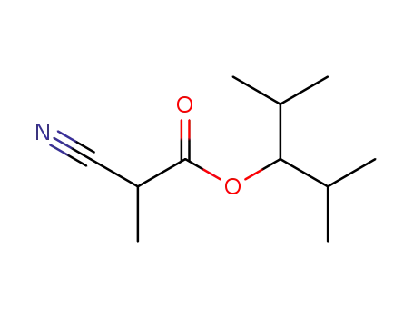 Molecular Structure of 157096-36-1 (diisopropylmethyl 2-cyanopropanoate)