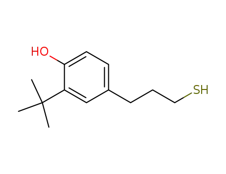Phenol, 2-(1,1-dimethylethyl)-4-(3-mercaptopropyl)-