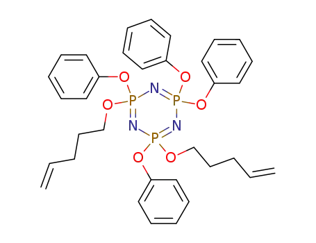 1,3,5,2,4,6-Triazatriphosphorine,
2,2,4,4,6,6-hexahydro-2,4-bis(4-pentenyloxy)-2,4,6,6-tetraphenoxy-