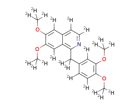 Molecular Structure of 113718-66-4 (Papaverine-d3)
