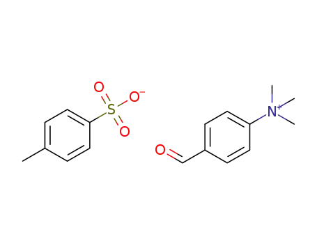 4-formyl-N,N,N-trimethyl-benzenaminium p-toluenesulfonate