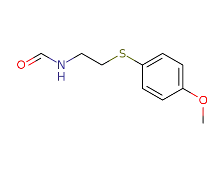 Molecular Structure of 1186400-95-2 (N-(2-(4-Methoxyphenylthio)ethyl)formamide)