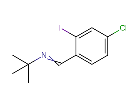 N-(4-chloro-2-iodobenzylidene)tert-butylamine