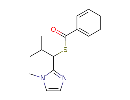 2-methyl-1-(1-methyl-1H-imidazol-2-yl)propyl thiobenzoate