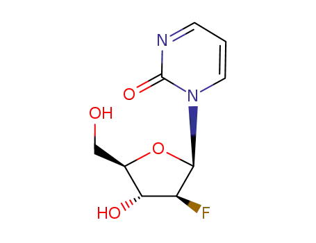 Molecular Structure of 136675-88-2 (2'-arafluorozebularine)